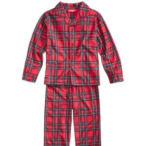 Family Pajamas Little & Big Kids Boys Matching Brinkley Plaid Pajama Set